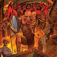 Autopsy - Split Seams/Vikt Hörn Ashes. Organs. Blood And Crypts (Blood Red Vinyl) ryhmässä VINYYLI / Hårdrock @ Bengans Skivbutik AB (5588398)