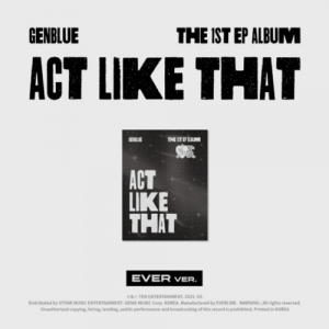 Genblue - Act Like That (Ever Music Ver.) ryhmässä MERCHANDISE / Merch+Code / Nyheter / K-Pop @ Bengans Skivbutik AB (5589191)