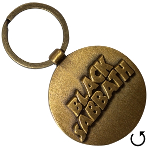 Black Sabbath - 3D Wavy Logo Double-Sided Keychain ryhmässä MERCHANDISE / Merch / Hårdrock @ Bengans Skivbutik AB (5589216)