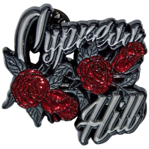 Cypress Hill - Roses Logo Pin Badge ryhmässä MERCHANDISE / Merch / Hip Hop-Rap @ Bengans Skivbutik AB (5589223)