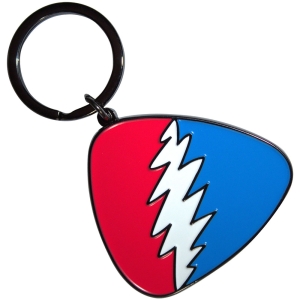 Grateful Dead - Red/Blue Plectrum Keychain ryhmässä MERCHANDISE / Merch / Pop-Rock @ Bengans Skivbutik AB (5589224)