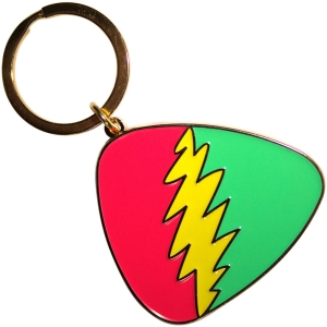 Grateful Dead - Red/Green Plectrum Keychain ryhmässä MERCHANDISE / Merch / Pop-Rock @ Bengans Skivbutik AB (5589226)