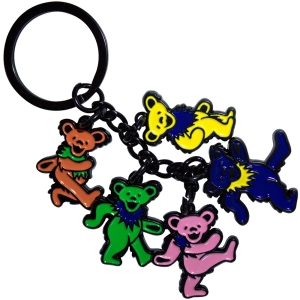 Grateful Dead - Dancing Bears Charms Keychain ryhmässä MERCHANDISE / Merch / Pop-Rock @ Bengans Skivbutik AB (5589232)