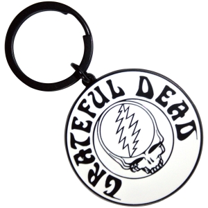 Grateful Dead - Steal Your Face Mono Black Keychain ryhmässä MERCHANDISE / Merch / Pop-Rock @ Bengans Skivbutik AB (5589235)