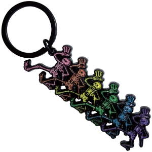 Grateful Dead - Dancing Skeletons Keychain ryhmässä MERCHANDISE / Merch / Pop-Rock @ Bengans Skivbutik AB (5589243)