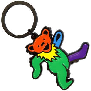 Grateful Dead - Green Body Dancing Bear Keychain ryhmässä MERCHANDISE / Merch / Pop-Rock @ Bengans Skivbutik AB (5589246)