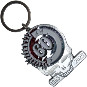 Grateful Dead - 60Th Anniversary Skull Keychain ryhmässä MERCHANDISE / Merch / Pop-Rock @ Bengans Skivbutik AB (5589251)