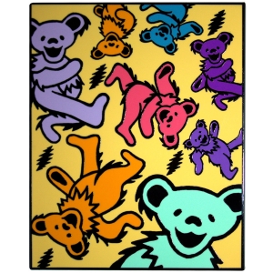 Grateful Dead - Dancing Bears & Lightning Bolts Magnet ryhmässä MERCHANDISE / Merch / Pop-Rock @ Bengans Skivbutik AB (5589252)