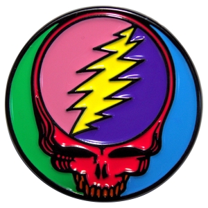 Grateful Dead - Multicoloured Steal Your Face Pin Badge ryhmässä MERCHANDISE / Merch / Pop-Rock @ Bengans Skivbutik AB (5589253)