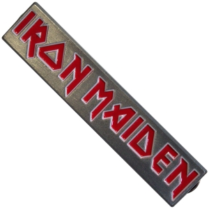 Iron Maiden - Logo Pin Badge ryhmässä MERCHANDISE / Merch / Hårdrock @ Bengans Skivbutik AB (5589257)