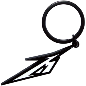 Metallica - B&W M Logo Keychain ryhmässä MERCHANDISE / Merch / Hårdrock @ Bengans Skivbutik AB (5589260)