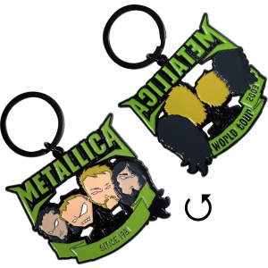 Metallica - Since 1981 Heads Keychain ryhmässä MERCHANDISE / Merch / Hårdrock @ Bengans Skivbutik AB (5589262)