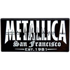 Metallica - Quake Pin Badge ryhmässä MERCHANDISE / Merch / Hårdrock @ Bengans Skivbutik AB (5589266)