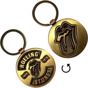 Rolling Stones - Tour Bordered Keychain ryhmässä MERCHANDISE / Merch / Pop-Rock @ Bengans Skivbutik AB (5589274)