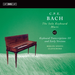 Bach Cpe - Solo Keyboard Music, Vol. 42 ryhmässä ME SUOSITTELEMME / Perjantain julkaisut / 2025-05-16 @ Bengans Skivbutik AB (5589824)