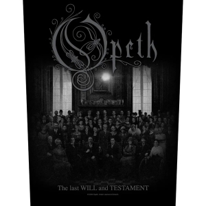 Opeth - The Last Will And Testament Back Patch ryhmässä MERCHANDISE / Merch / Hårdrock @ Bengans Skivbutik AB (5590298)