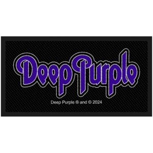Deep Purple - Logo Standard Patch ryhmässä MERCHANDISE / Merch / Hårdrock @ Bengans Skivbutik AB (5590310)