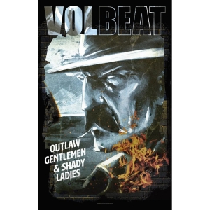 Volbeat - Outlaw Gentlemen Textile Poster ryhmässä MERCHANDISE / Merch / Hårdrock @ Bengans Skivbutik AB (5590313)