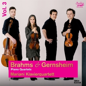 Mariani Klavierquartett - Brahms & Gernsheim Piano Quartets Vol. 3 ryhmässä Övrigt / @ Bengans Skivbutik AB (5590334)