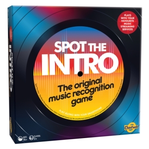 Board Game - Spot The Intro - Music Recognition Game ryhmässä MERCHANDISE / Seurapelit / Pop-Rock @ Bengans Skivbutik AB (5590410)