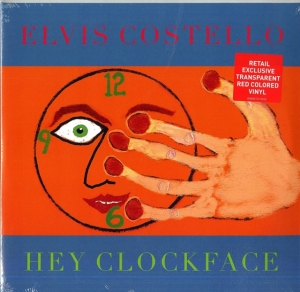Elvis Costello - Hey Clockface (Transparent Red Vinyl) ryhmässä -Start Vinyl-O @ Bengans Skivbutik AB (5590414)