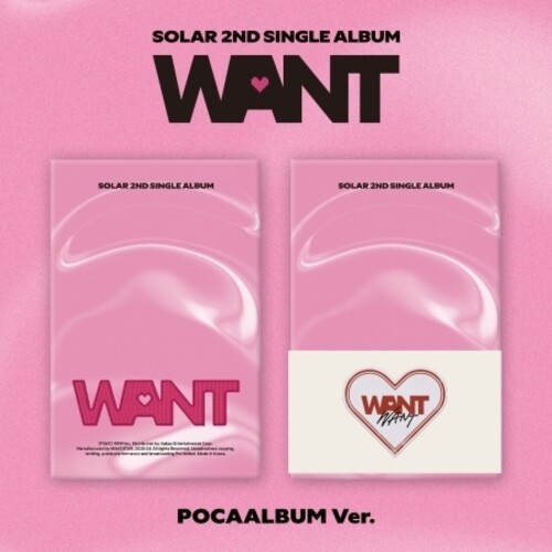 Solar - Want (Pockaalbum Ver.) ryhmässä Övrigt / @ Bengans Skivbutik AB (5590615)