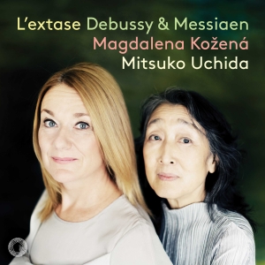 Magdalena Kozena Mitsuko Uchida - L'extase - Debussy & Messiaen Songs ryhmässä CD / Kommande / Klassiskt @ Bengans Skivbutik AB (5591847)