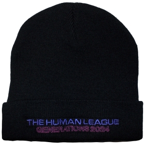 Human League - Generations Tour 24 Bl Beanie Hat ryhmässä MERCHANDISE / Merch / Pop-Rock @ Bengans Skivbutik AB (5592247)
