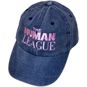 Human League - Logo Denim Baseball Cap ryhmässä MERCHANDISE / Merch / Pop-Rock @ Bengans Skivbutik AB (5592248)