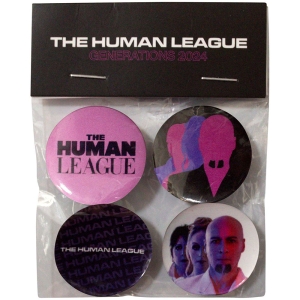 Human League - Generations Tour 24 Pin Badge Set ryhmässä MERCHANDISE / Merch / Pop-Rock @ Bengans Skivbutik AB (5592254)