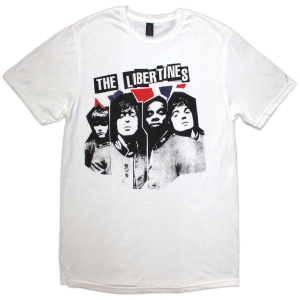 The Libertines - Libertines Rip Flag Xerox Uni Wht T-Shirt ryhmässä MERCHANDISE / T-paita / Pop-Rock @ Bengans Skivbutik AB (5592329r)