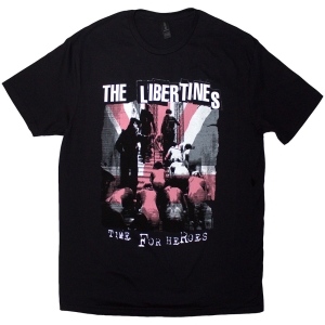 The Libertines - Time For Heroes Flag Uni Bl T-Shirt ryhmässä MERCHANDISE / T-paita / Pop-Rock @ Bengans Skivbutik AB (5592328r)