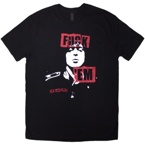 The Libertines - Fuck Em Slogan Uni Bl T-Shirt ryhmässä MERCHANDISE / T-paita / Pop-Rock @ Bengans Skivbutik AB (5592332r)