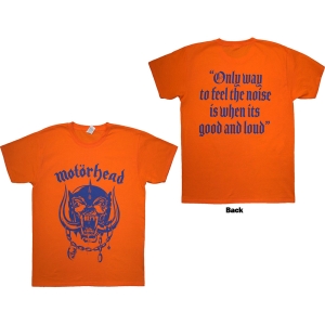 Motorhead - Good & Loud Uni Orange T-Shirt ryhmässä MERCHANDISE / T-paita / Hårdrock @ Bengans Skivbutik AB (5593191r)