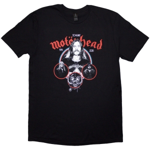 Motorhead - 50 Years Band Circles Uni Bl T-Shirt ryhmässä MERCHANDISE / T-paita / Hårdrock @ Bengans Skivbutik AB (5593183r)