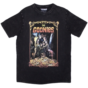Goonies Movie - Movie Poster Stone Wash Uni Bl T-Shirt ryhmässä MERCHANDISE / T-paita / Film-Musikal @ Bengans Skivbutik AB (5593177r)