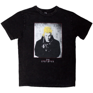 Lost Boys Movie - David Poster Stone Wash Uni Bl T-Shirt ryhmässä MERCHANDISE / T-paita / Film-Musikal @ Bengans Skivbutik AB (5593179r)