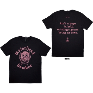 Motorhead - Bomber Lyric Uni Bl T-Shirt ryhmässä MERCHANDISE / T-paita / Hårdrock @ Bengans Skivbutik AB (5593187r)