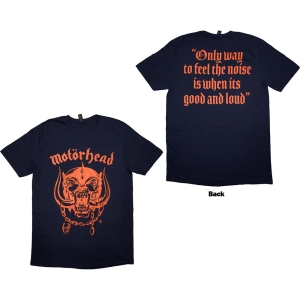 Motorhead - Good & Loud Uni Navy T-Shirt ryhmässä MERCHANDISE / T-paita / Hårdrock @ Bengans Skivbutik AB (5593190r)