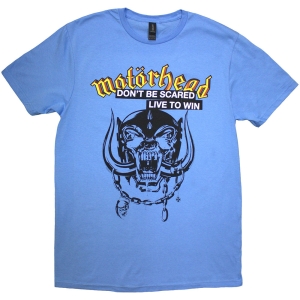 Motorhead - Live To Win Uni Blue T-Shirt ryhmässä MERCHANDISE / T-paita / Hårdrock @ Bengans Skivbutik AB (5593193r)