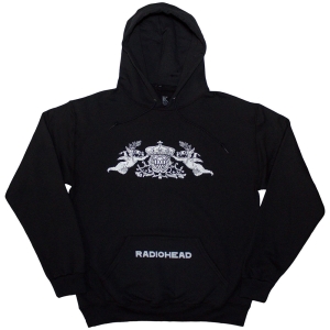 Radiohead - Bearhead Crest Uni Bl Hoodie ryhmässä MERCH @ Bengans Skivbutik AB (5593196r)
