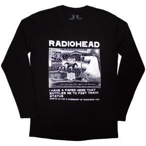 Radiohead - Ice Caps Uni Bl Longsleeve ryhmässä Övrigt /  @ Bengans Skivbutik AB (5593197r)