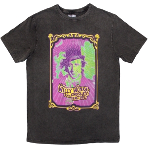 Willy Wonka Movie - Psych Poster Stone Wash Uni Char T-Shirt ryhmässä MERCHANDISE / T-paita / Film-Musikal @ Bengans Skivbutik AB (5593203r)