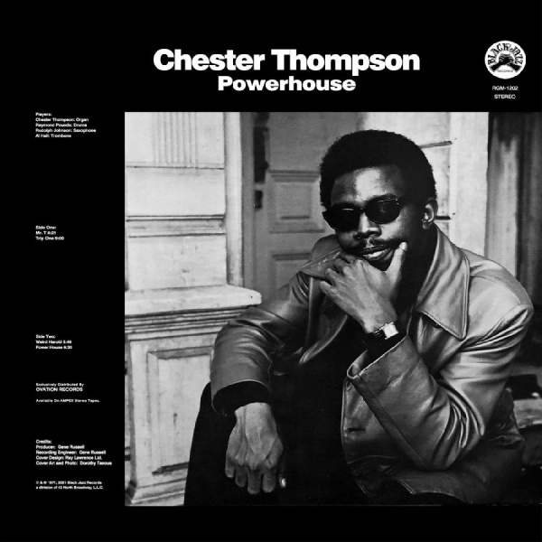 Thompson Chester - Powerhouse (Blue With Black Swirl V ryhmässä VINYYLI / Myydyimmät @ Bengans Skivbutik AB (5593285)