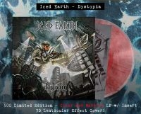 Iced Earth - Dystopia (Transparent Red Marbled V ryhmässä VINYYLI / Kommande / Hårdrock @ Bengans Skivbutik AB (5593334)