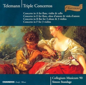 Telemann - Triple Concerti ryhmässä CD / Klassiskt @ Bengans Skivbutik AB (5593573)