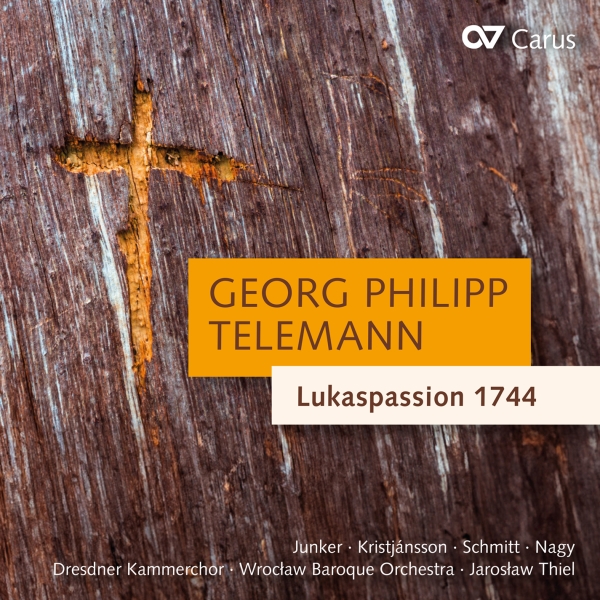 Telemann G P - Lukaspassion 1744 ryhmässä ME SUOSITTELEMME / Perjantain julkaisut / 2025-07-04 @ Bengans Skivbutik AB (5626645)