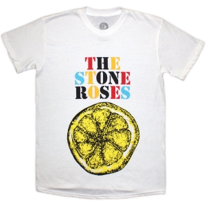 Stone Roses - Lemon Multicolour Uni Wht T-Shirt  (XL) ryhmässä MERCHANDISE / T-paita / Pop-Rock @ Bengans Skivbutik AB (5626762)