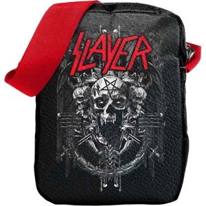 Slayer - Skulls Crossbody Bag ryhmässä MERCHANDISE / Merch / Hårdrock @ Bengans Skivbutik AB (5626959)