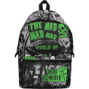 Rob Zombie - Mad Mad World Daypack ryhmässä MERCHANDISE / Merch / Nyheter / Hårdrock @ Bengans Skivbutik AB (5627037)